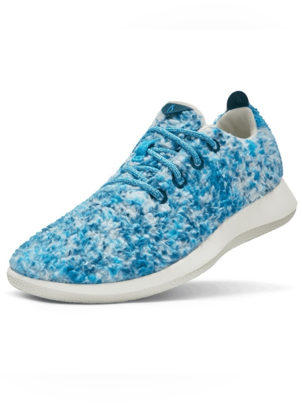 Allbirds Wool Runner Fluff Thrive Teal Deep Emerald Fuzzy Marbled Sneakers 8
